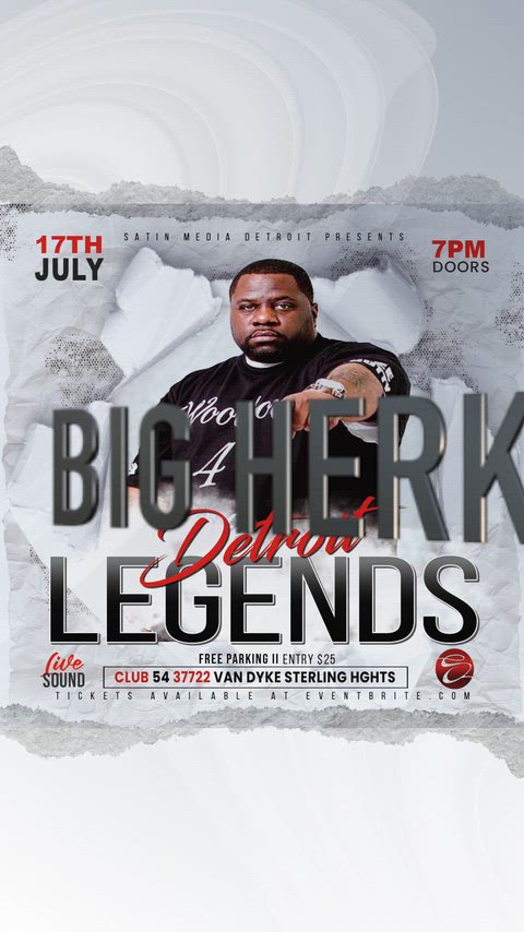 Legends Detroit Tickets, Friday, July 17 • 7 PM - 11:30 PM